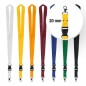 Preview: Polyester Lanyards 20 mm Bandbreite mit Steckschnalle