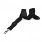 Preview: Polyester Lanyards 25 mm Bandbreite mit Steckschnalle