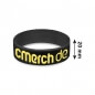 Preview: Silikonband 20 mm breit Bedruckt 1c