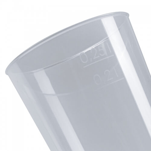 Mehrwegbecher 0,25l bedruckt 3/3 Druckfläche