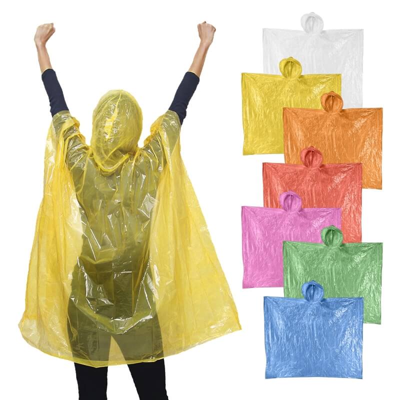 Notfall-Regenponcho unbedruckt