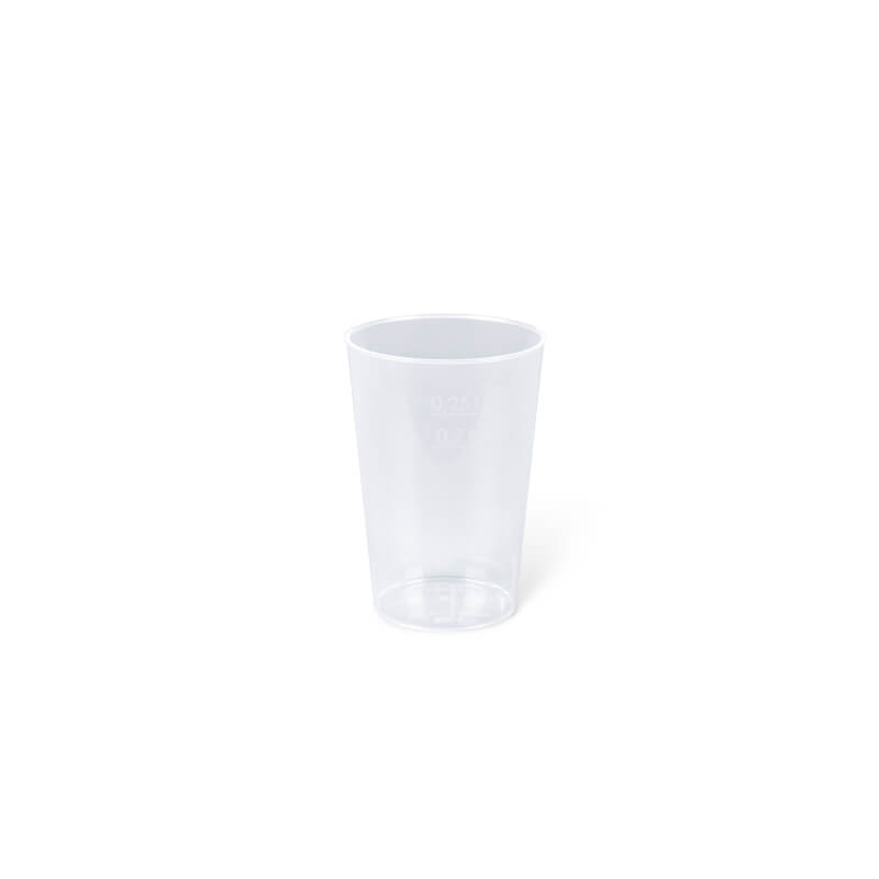 Mehrwegbecher 0,25l bedruckt 3/3 Druckfläche