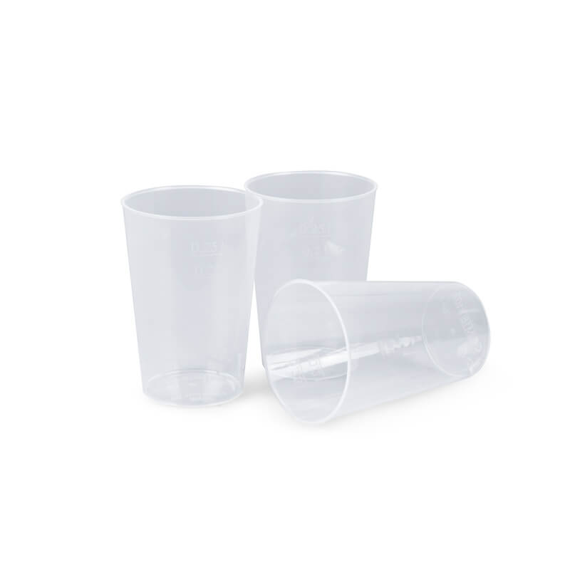 Mehrwegbecher 0,25l bedruckt 3/3 Druckfläche
