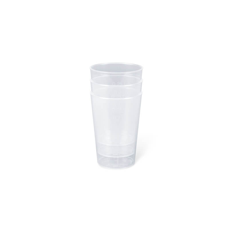 Mehrwegbecher 0,25l bedruckt 3/3 Druckfläche