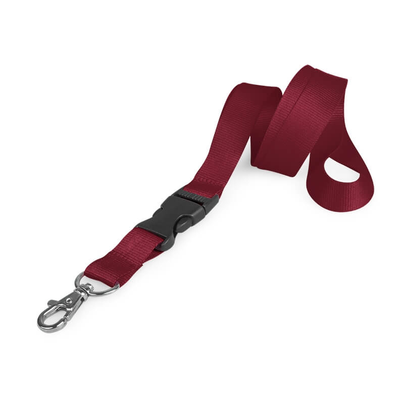 Polyester Lanyards 20 mm Bandbreite mit Steckschnalle