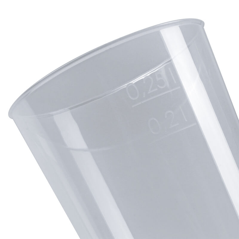 Mehrwegbecher 0,25l bedruckt 3/3 Druckfläche