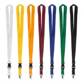 Polyester Lanyards 20 mm Bandbreite mit Steckschnalle