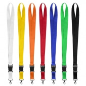 Polyester Lanyards 25 mm Bandbreite mit Steckschnalle