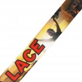 Stoffeintrittsbänder mit Alu-Verschluss 4-farbig bedruckt