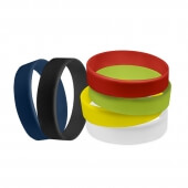 Unbedrucktes Silikonband 12 mm breit unbedruckt